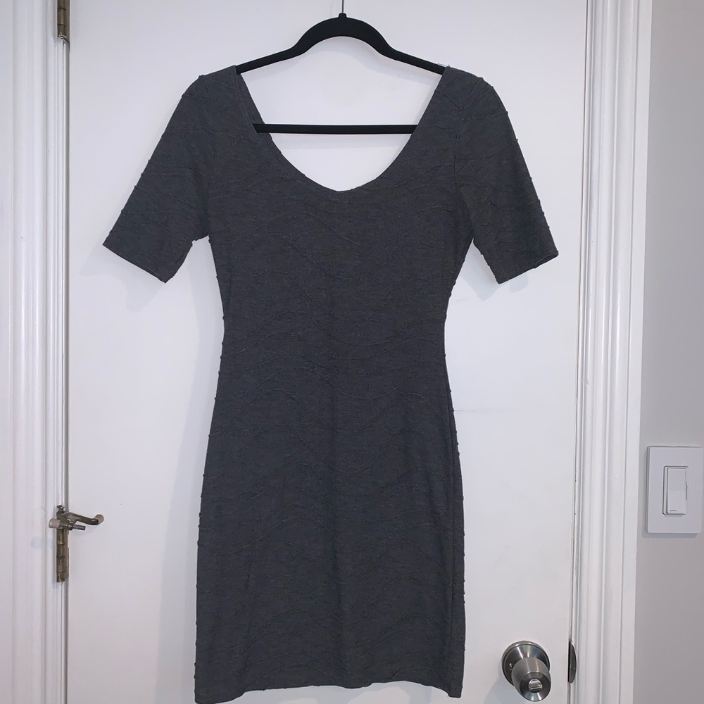 Grey mini bodycon